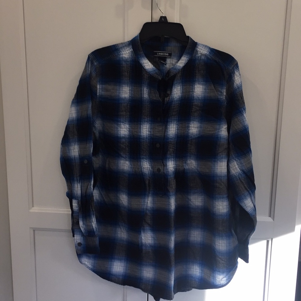Flannel tunic